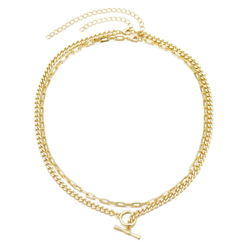 Paperclip Toggle Chain Necklace