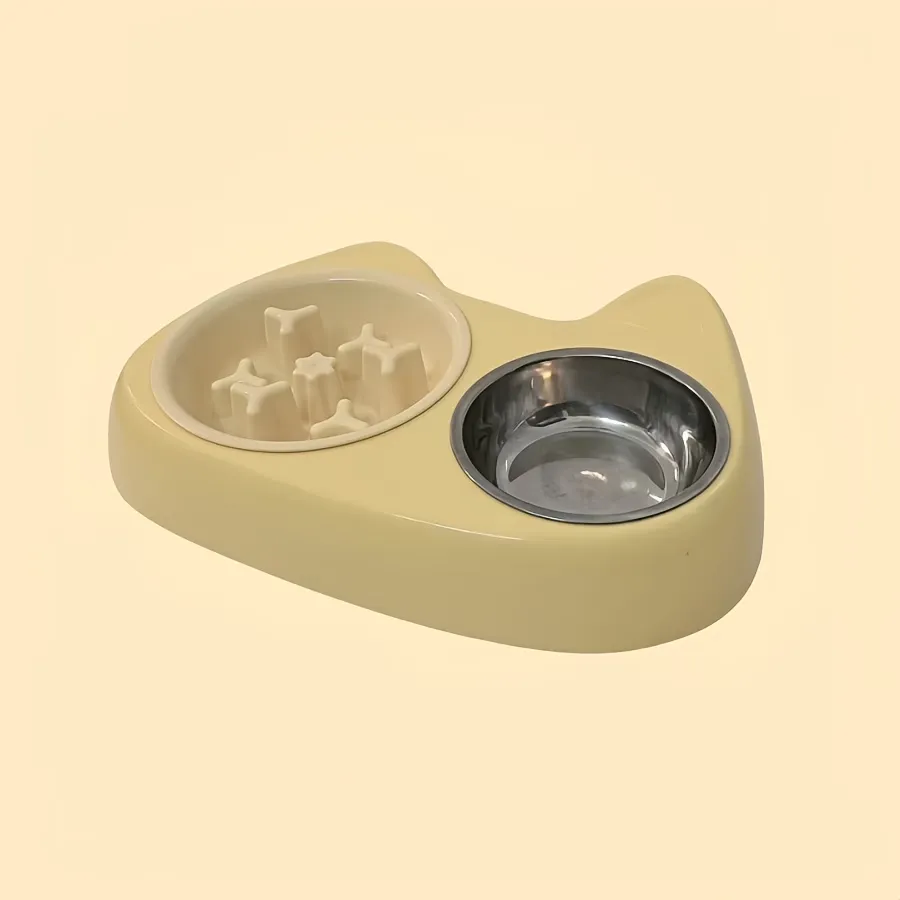 Dog Dual Slow Feeder Bowl