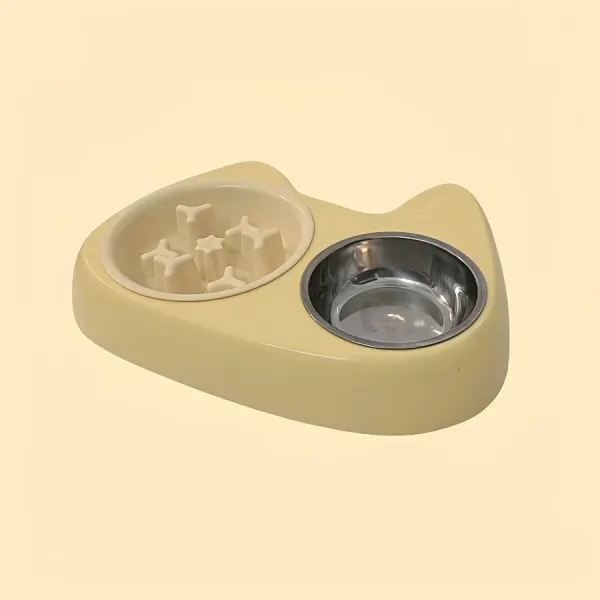 Dog Dual Slow Feeder Bowl