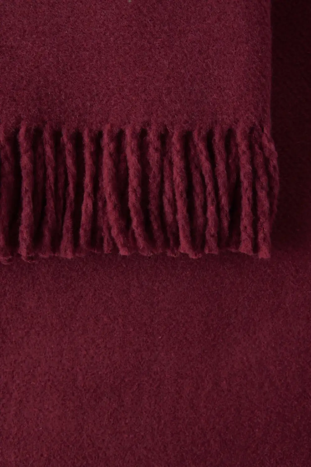 Solid Cotton Blend Throw