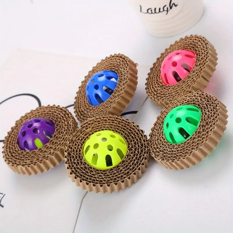 2 Pack Corrugated Paper Cat Toy Ball
