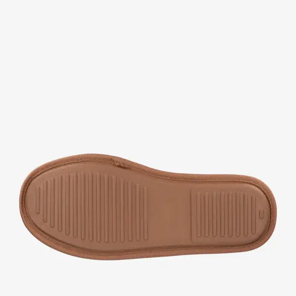 Velour Finish Slip On Slippers