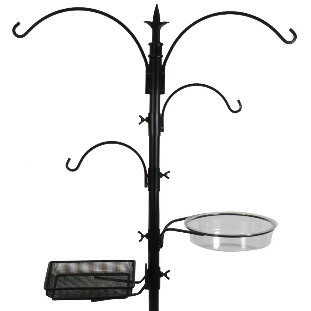 Bird Feeder & Bath Combo Station