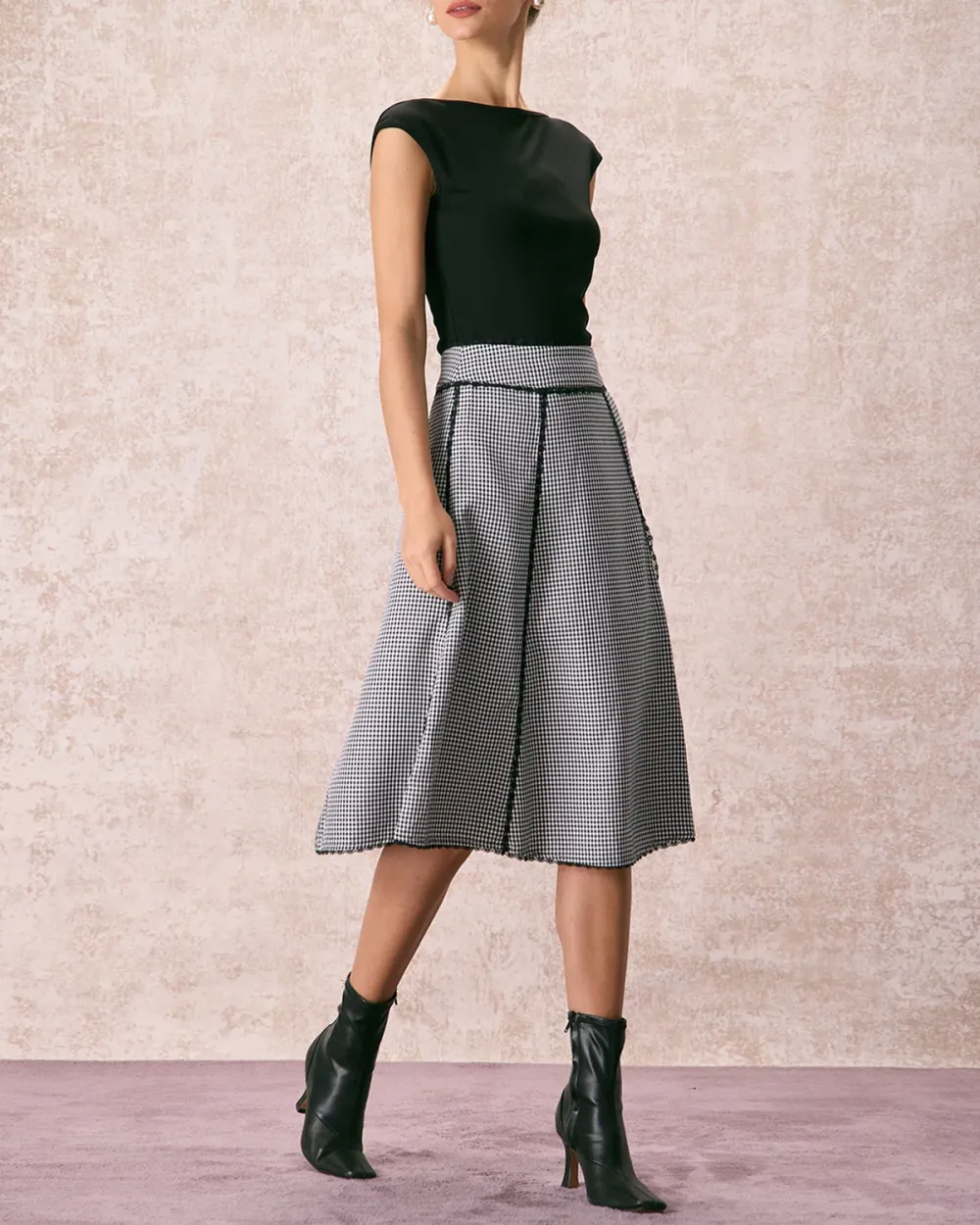 Slight Stretch Long Skirt