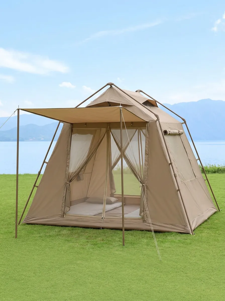 Camping Khaki Cabin Classic Tent
