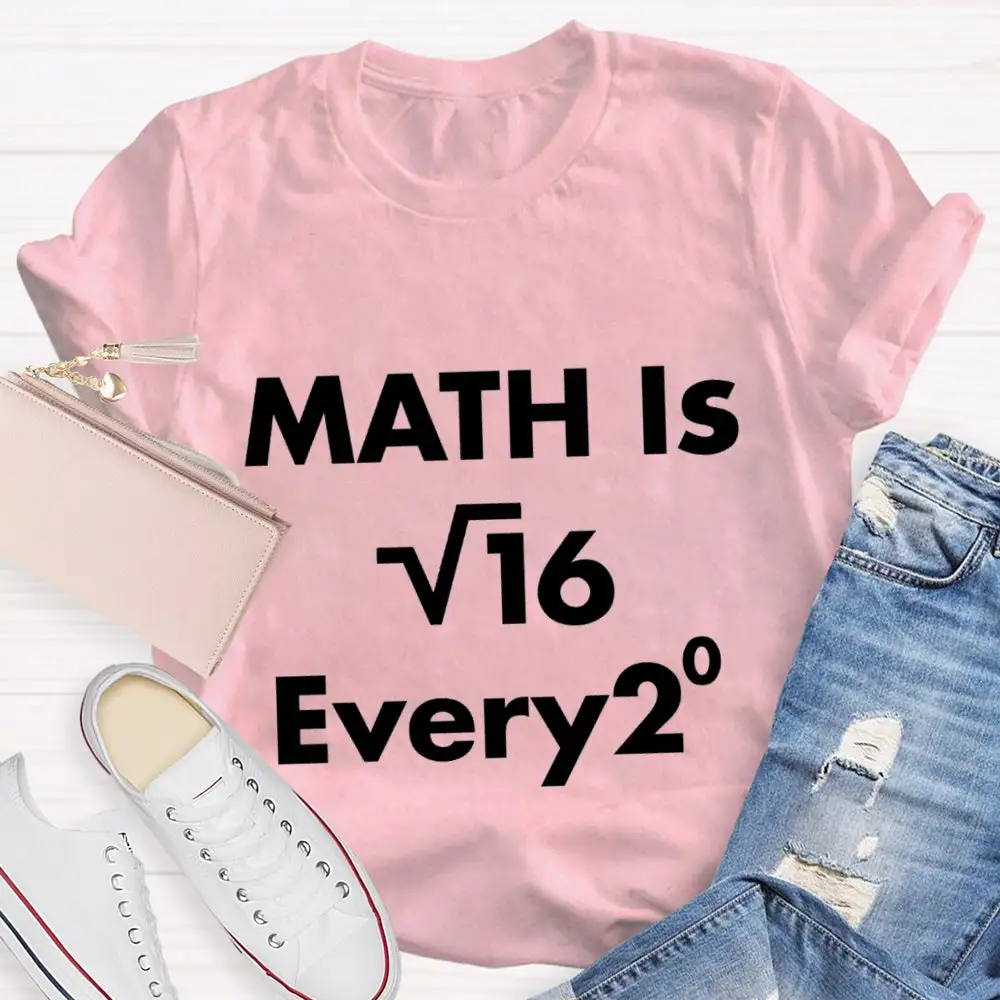 Math Is Every  Math Teacher T-Shirt