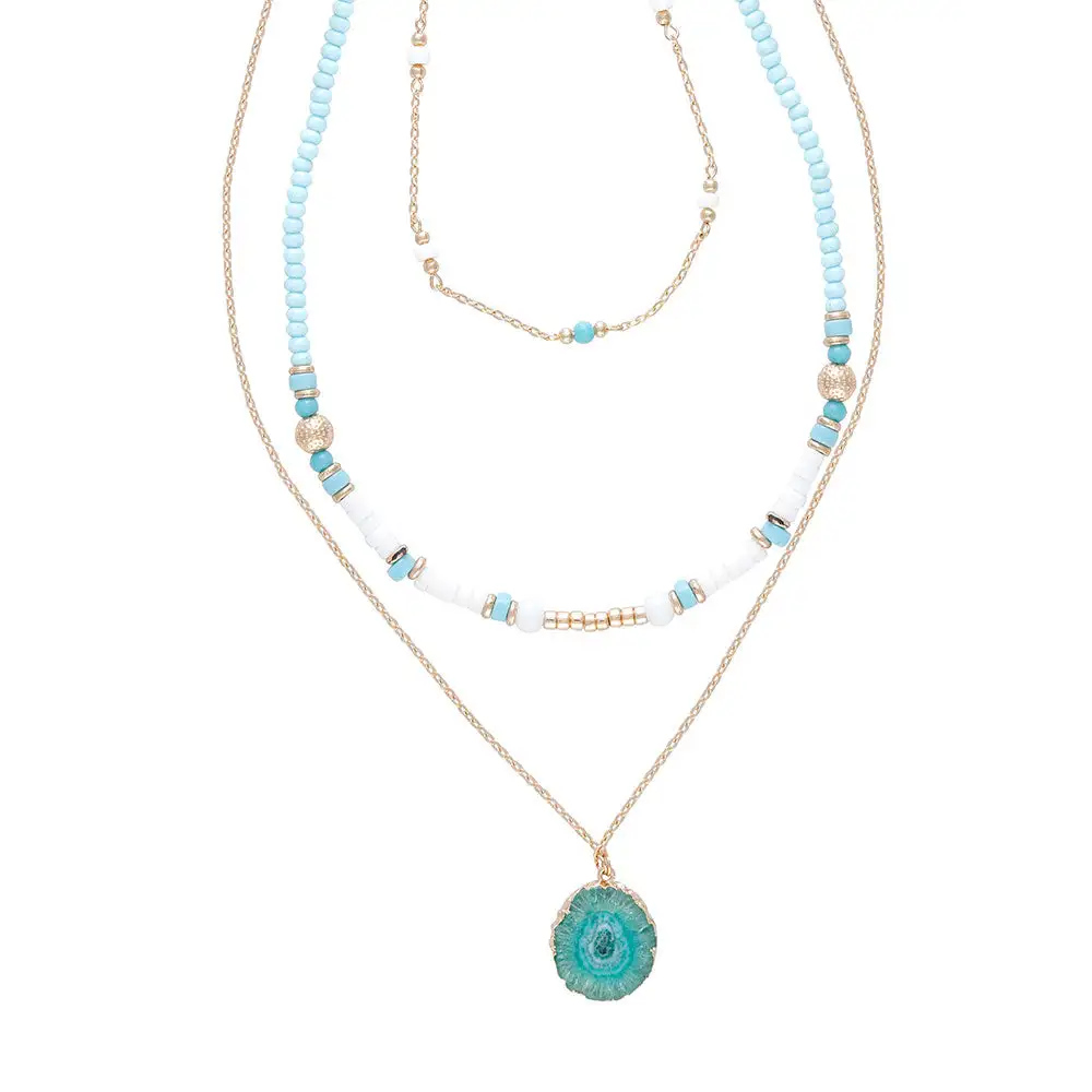 Polished Stone Necklace
