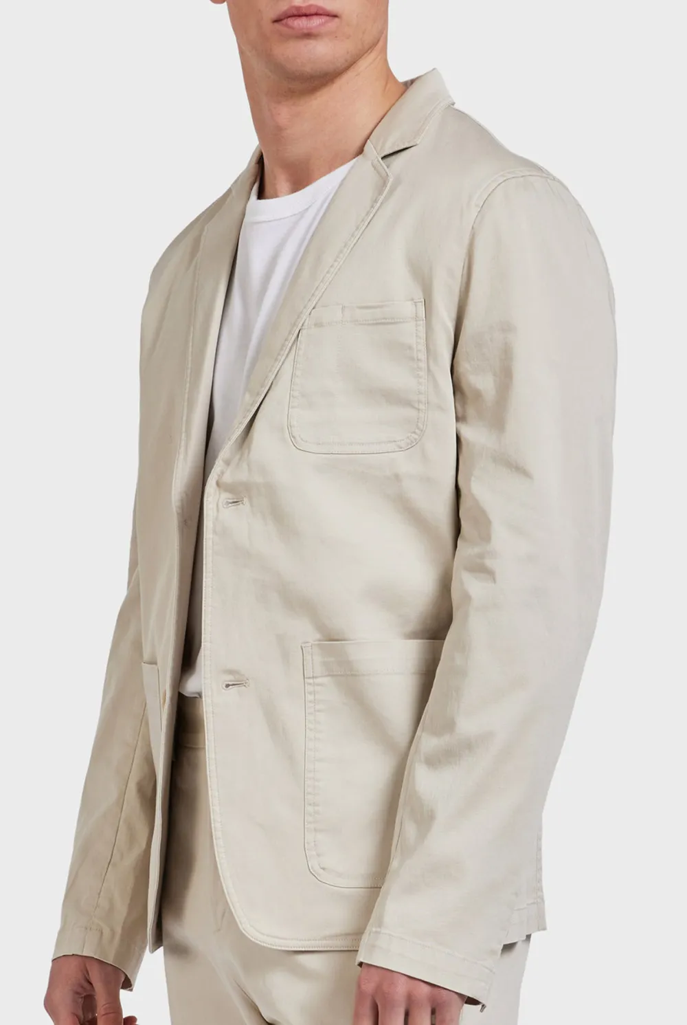 Minimalist Unstructured Casual Blazer Jacket