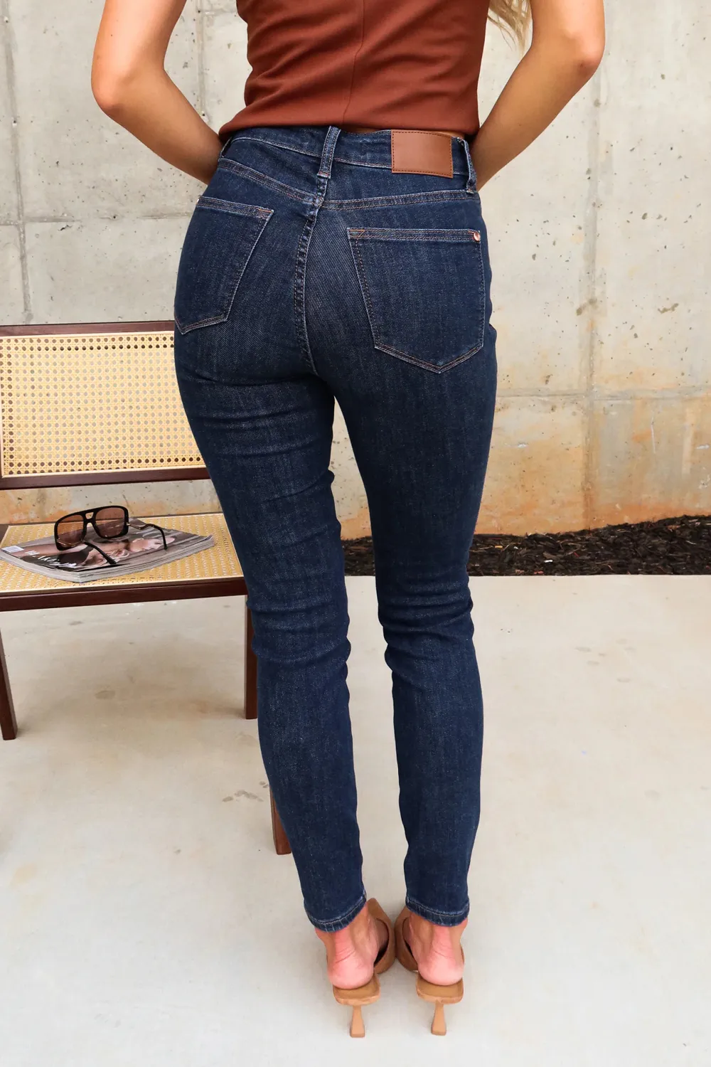 Casual Skinny Washed Jeans