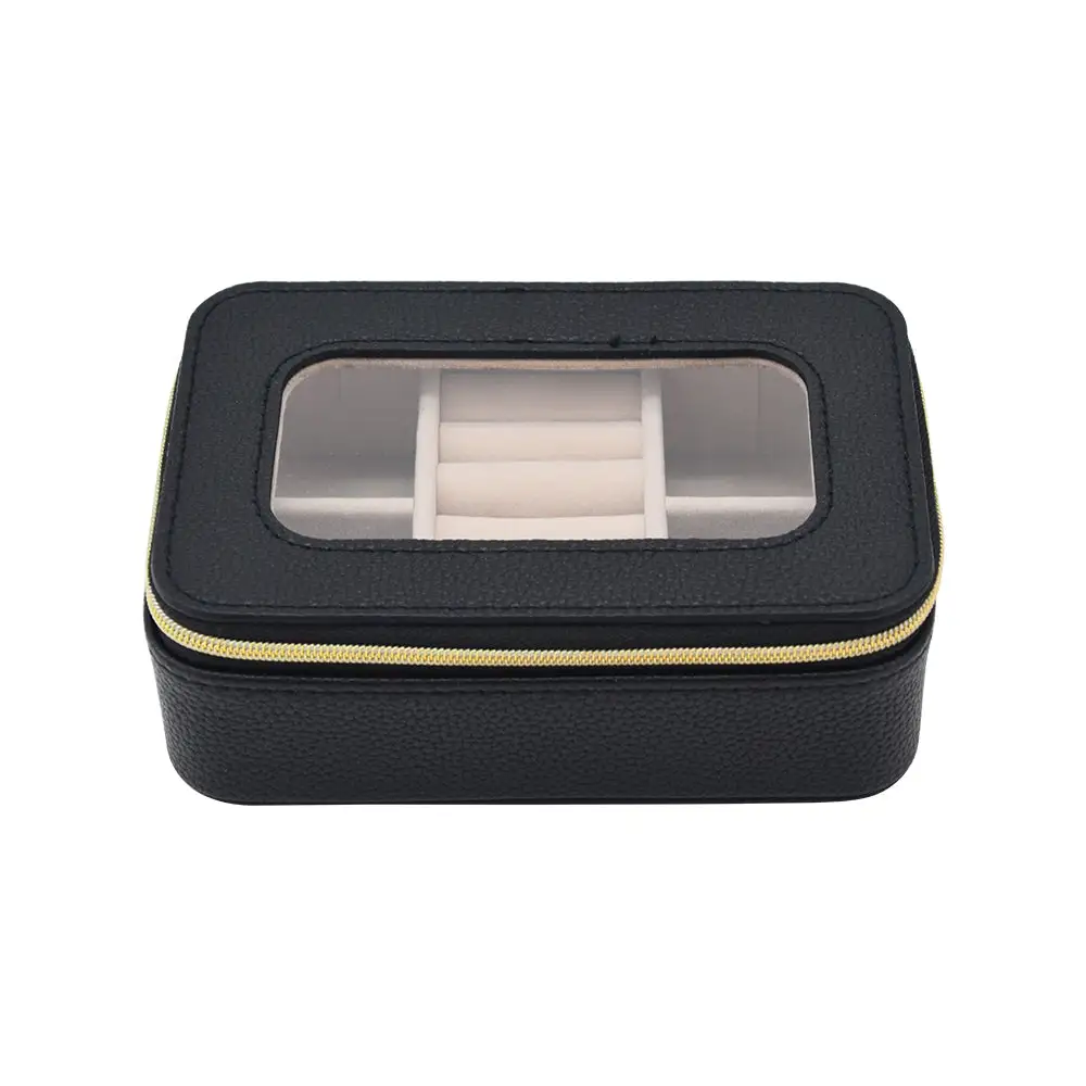 Leah Clear Top Jewelry Box