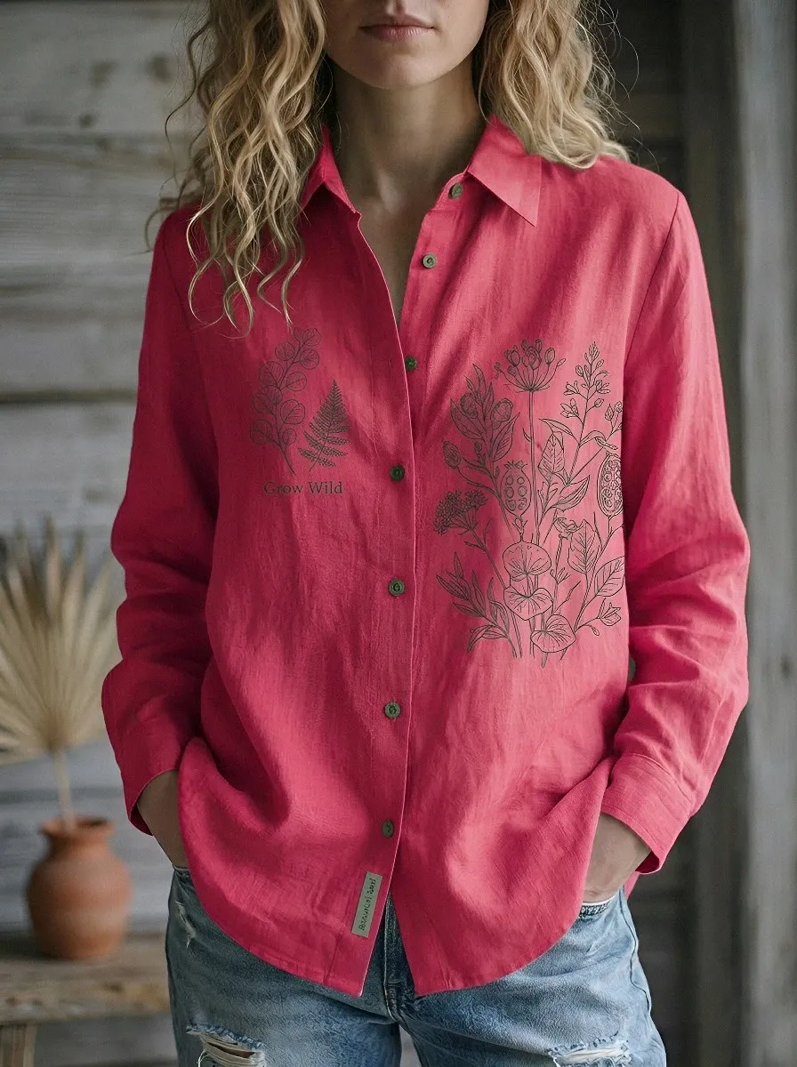 Nature Lover Grow Casual Shirt