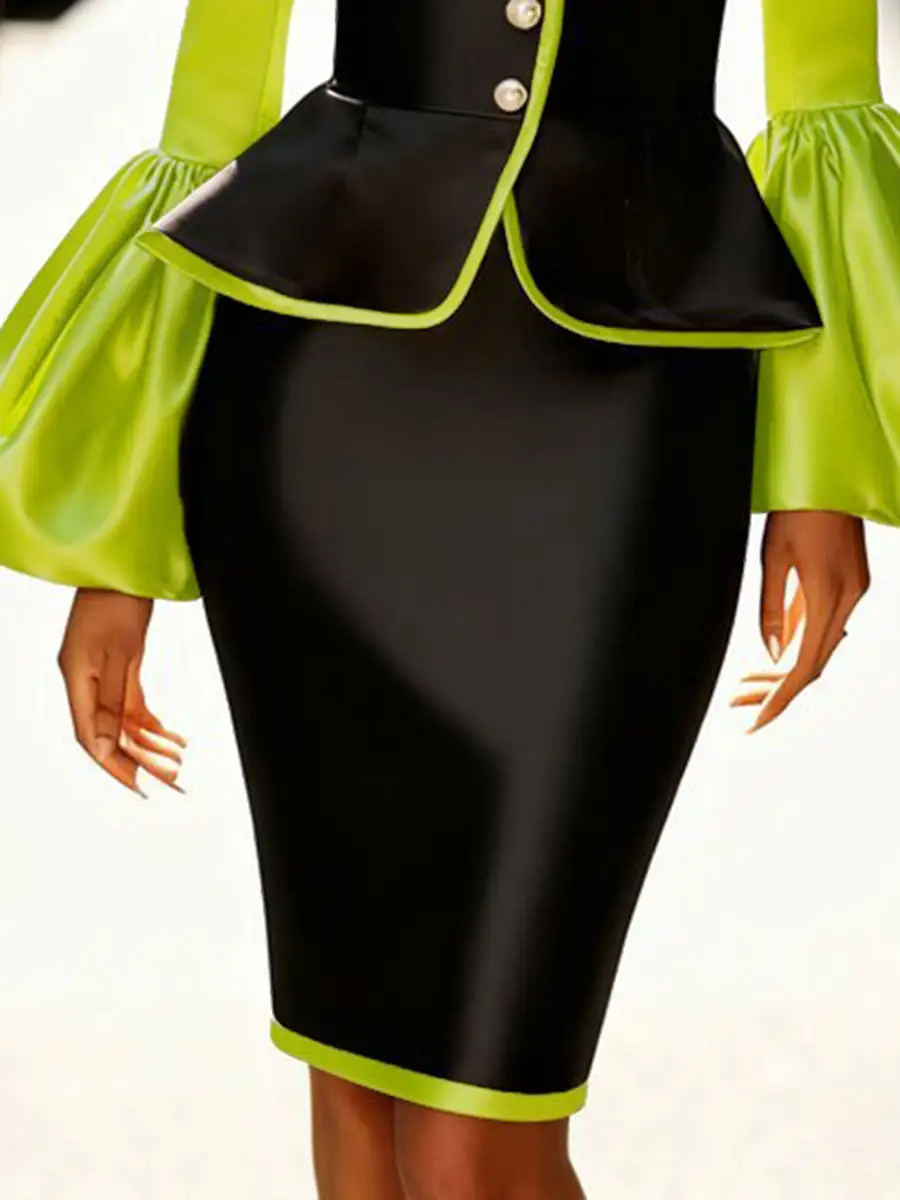 Button Front Jacket Uitlopende