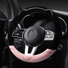 Velvet Car Steering Wheel Cover