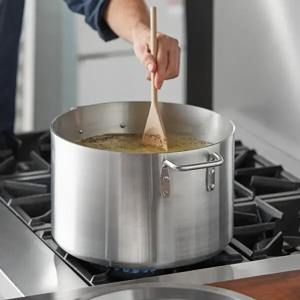Space-Saving Aluminum Sauce Pot