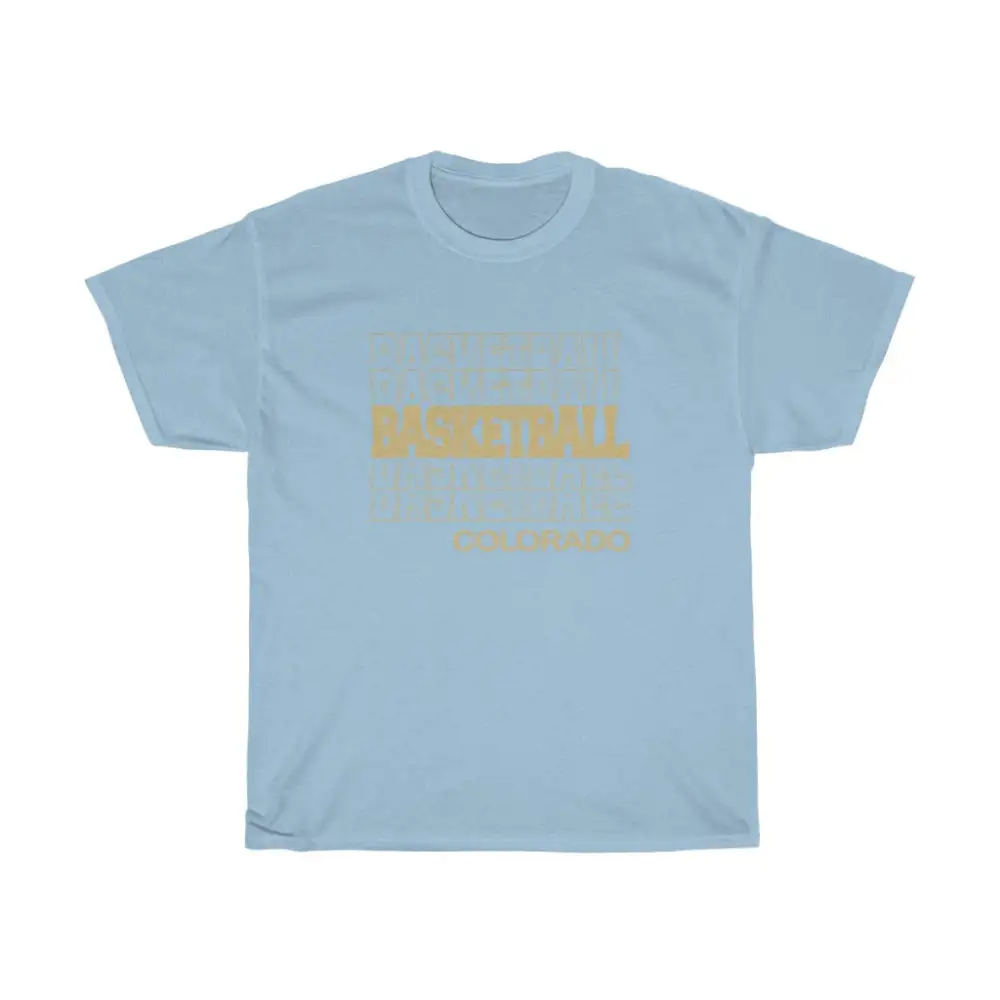 Basketball Colorado in Modern Stacked Lettering