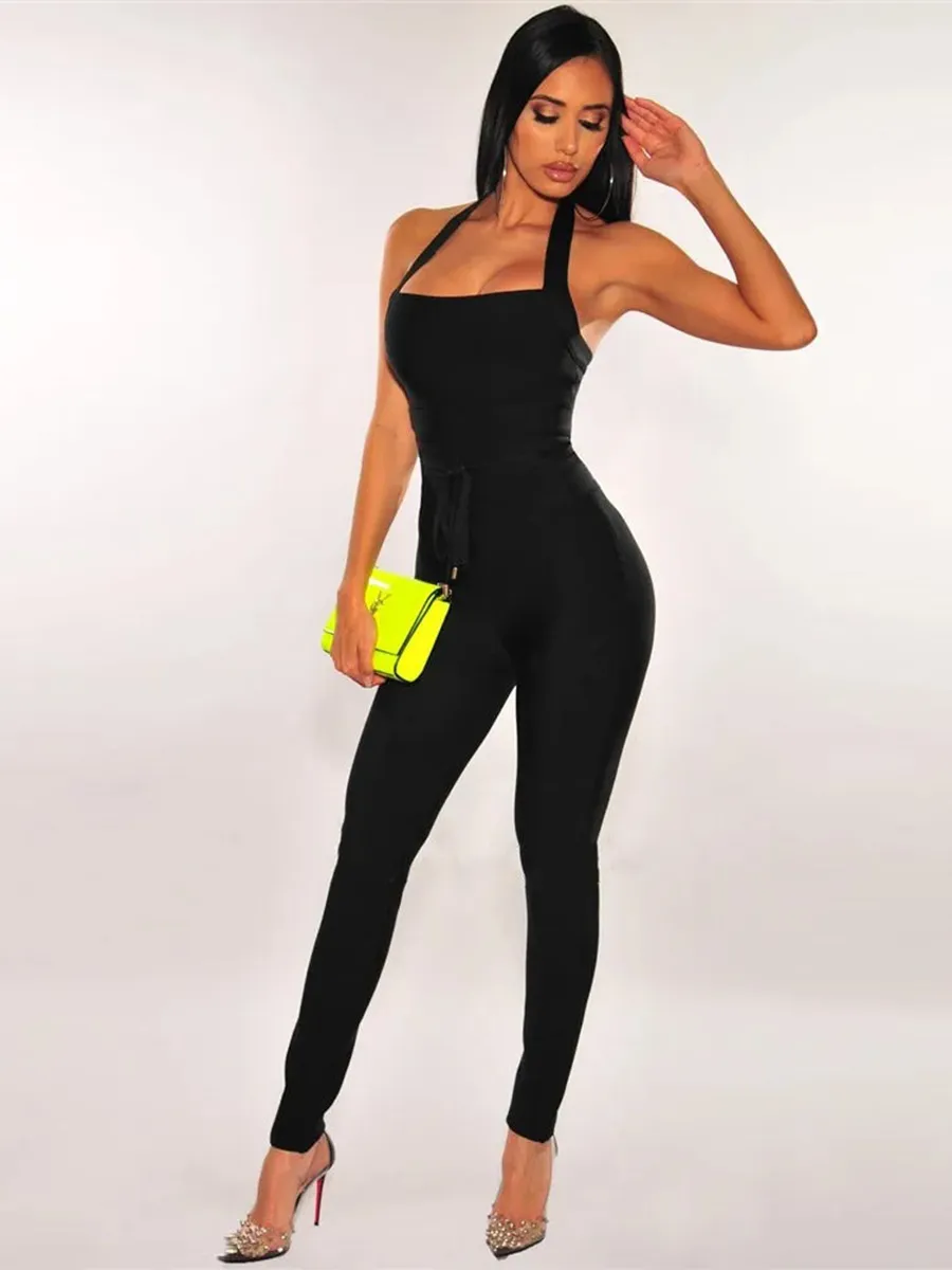 Vanessa Elegant Halter Jumpsuit
