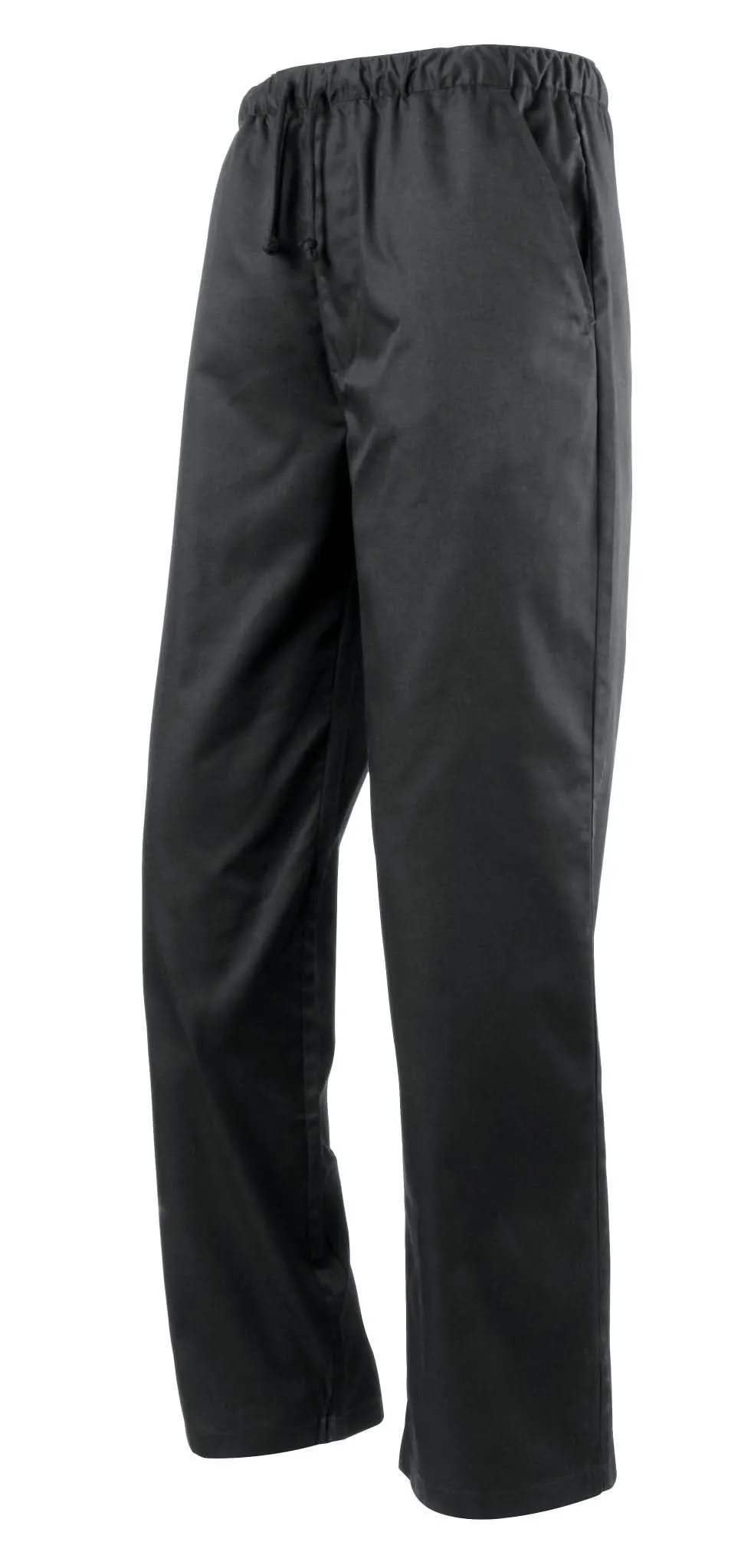 Unisex Pull On Checked Fitted Chef Trousers