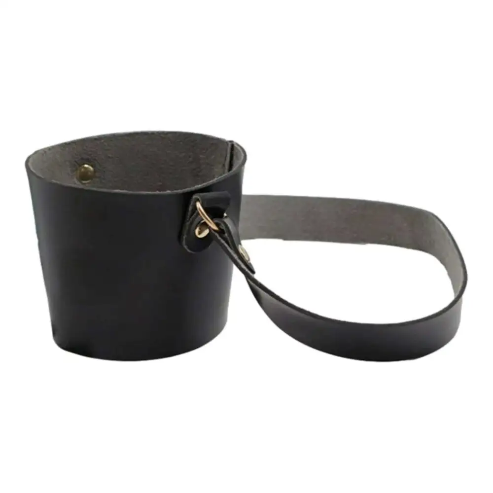 Faux Leather Drinkware Set