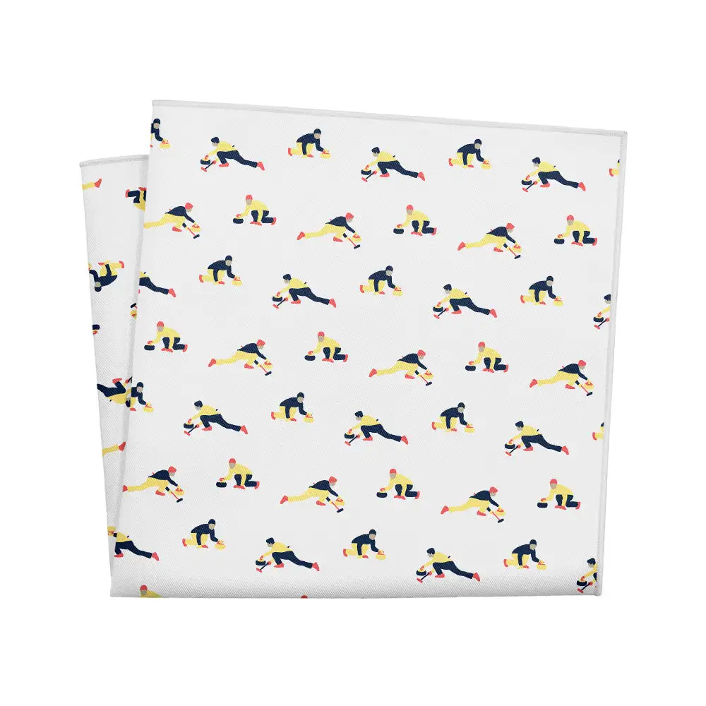 Tailored Stylish Hobby Motif Sports Motif Pocket Square
