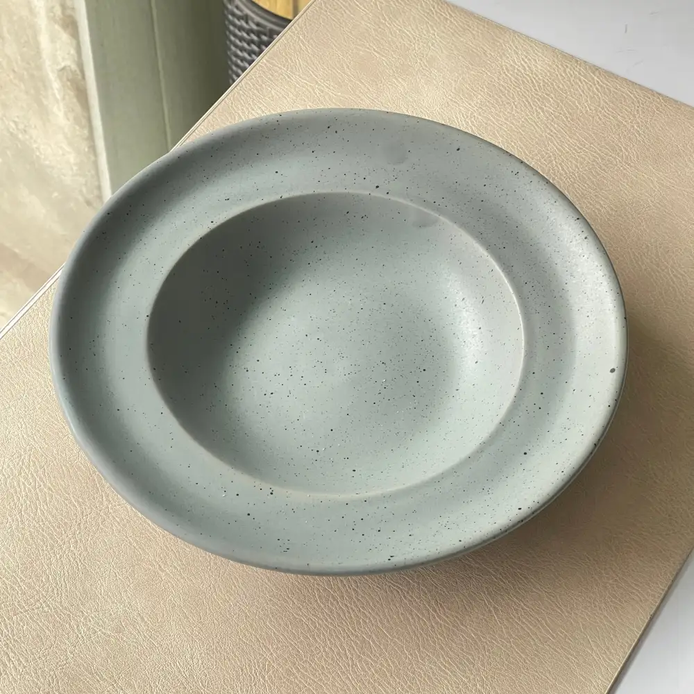 Tabletop Table Deep Ceramic Dining Plate