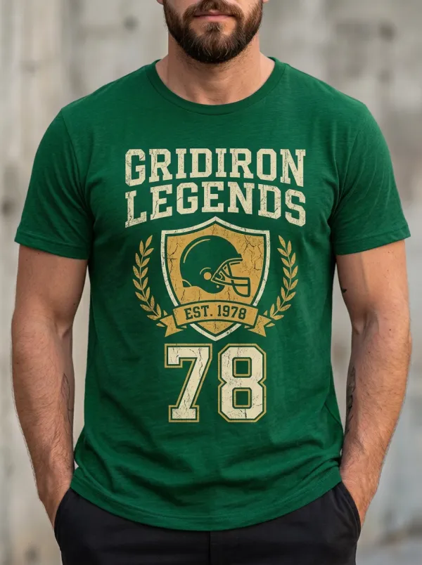 Men's Stadium Gridiron Helmet T-Shirt