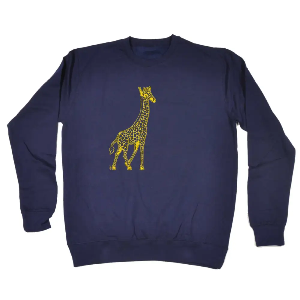 Giraffe Graphic Crewneck Sweatshirt