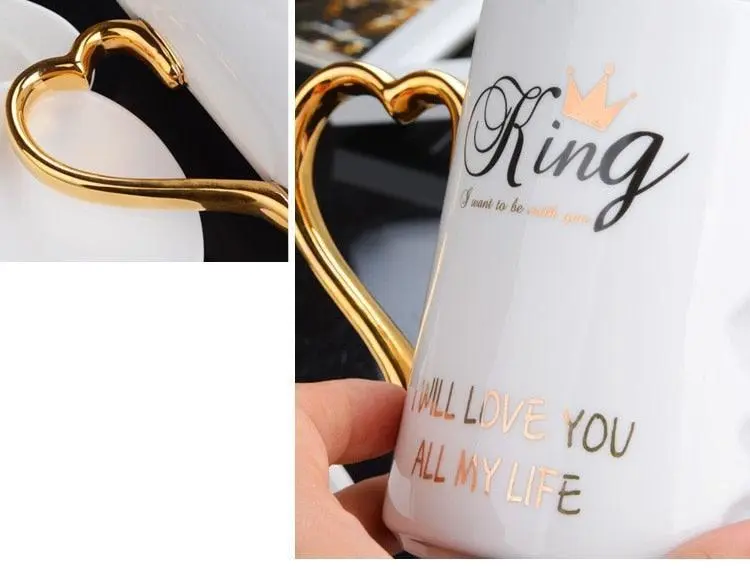 Ceramic Romantic Drinkware Set Everyday