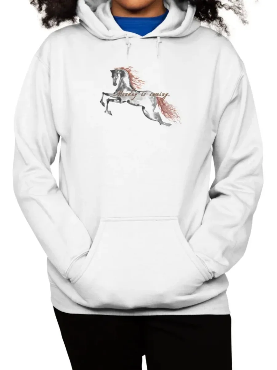 Vintage Running Horse Hoodie