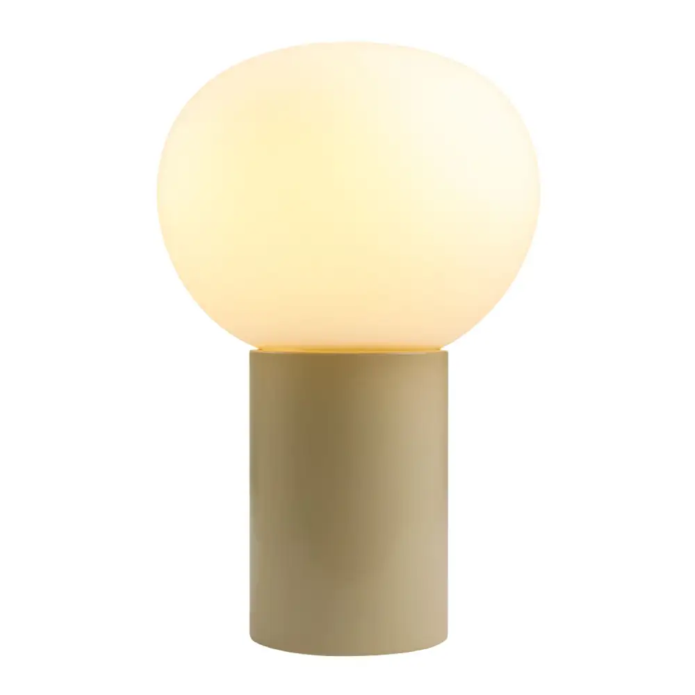 Round Glass Table Lamp