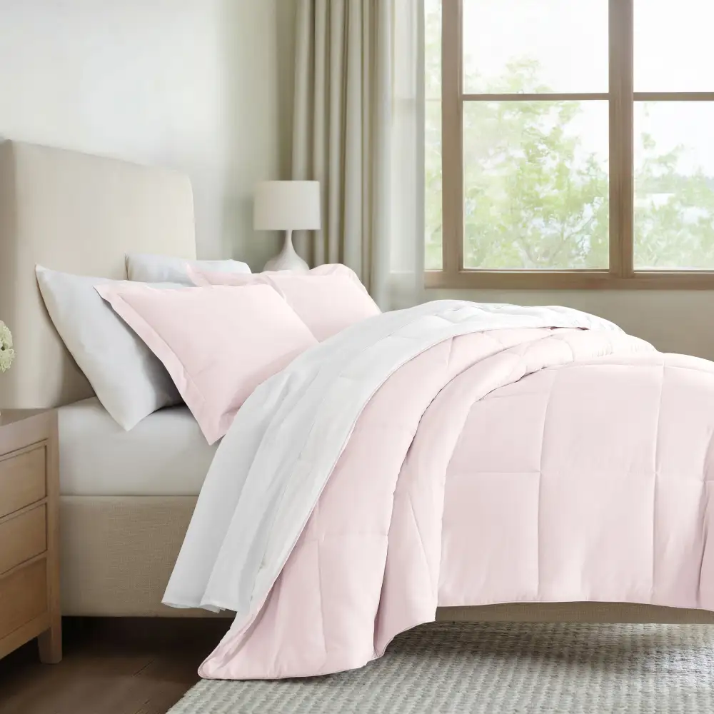Reversible Down Alternative Comforter Set