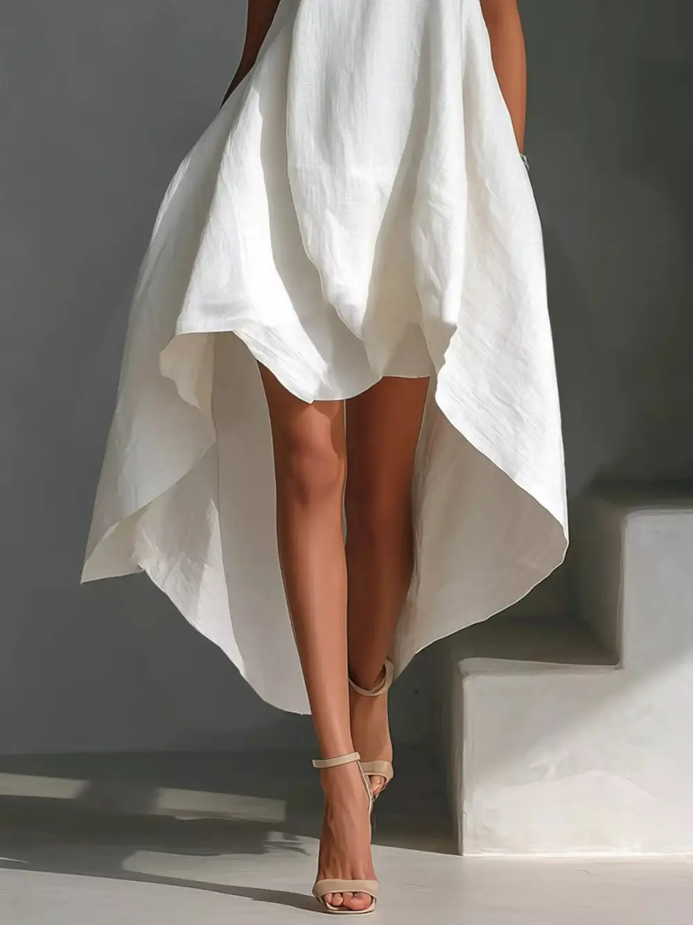 Versatile Sleeveless Casual Dress