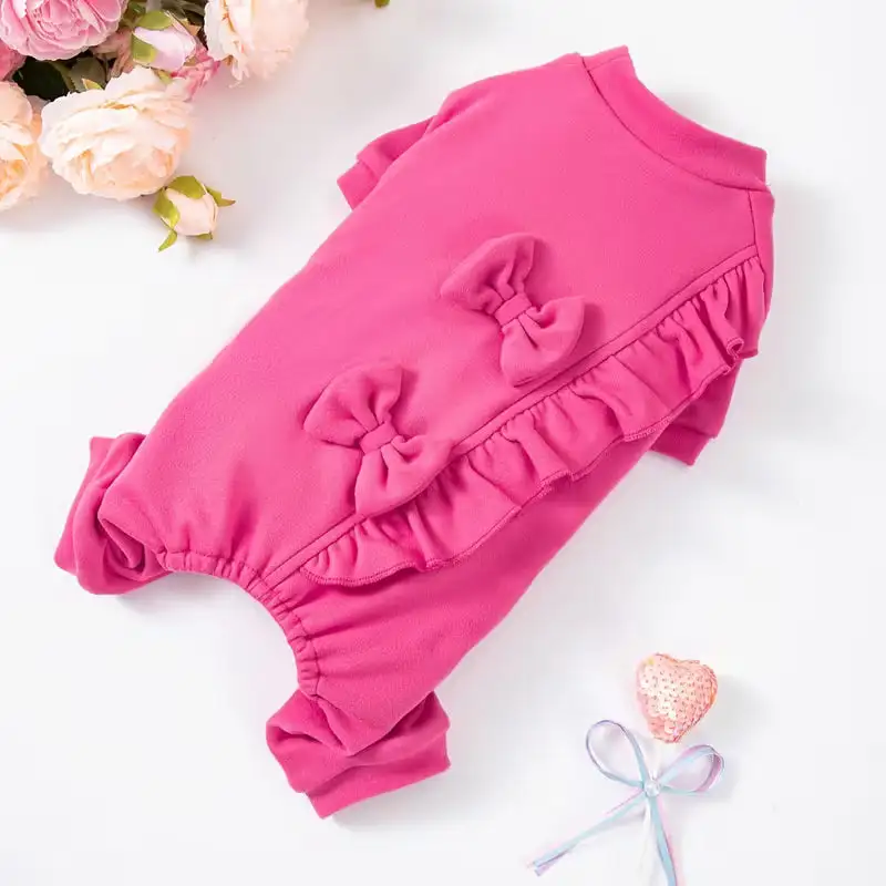 Ruffle Easy Balanced Dog Pajamas