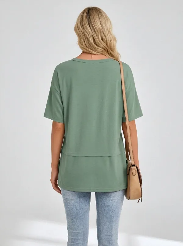 Boho Mandala Feather T-Shirt