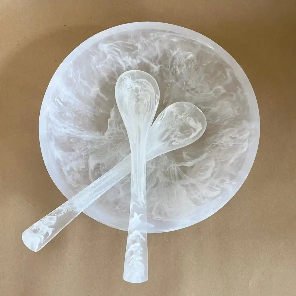 Sculptural Round Salad Bowl