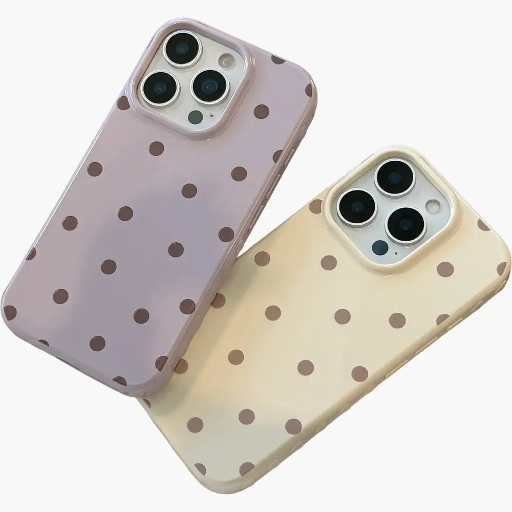 Polka Dot Glossy Phone Case