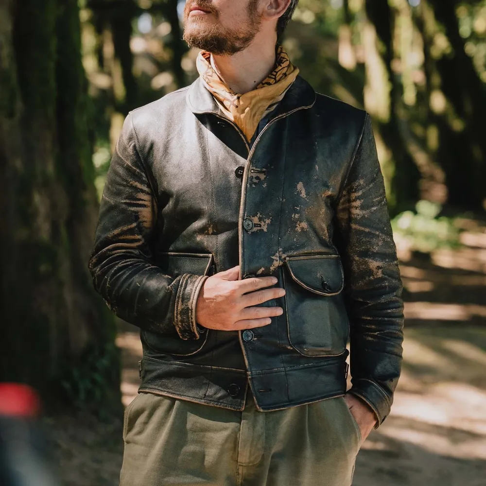 Heritage Leather Men's Casual Jacket