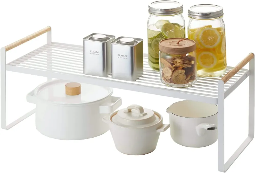 White Countertop Display Riser