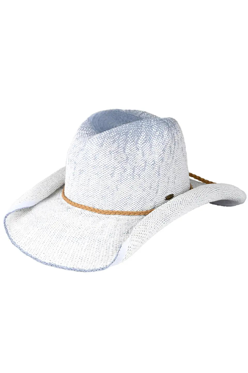 Ombre Rolled Up Edge Cowboy Hat