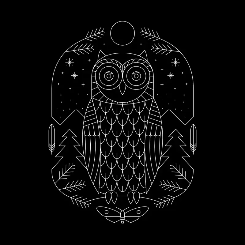 Fashion Owl Men's Short Sleeve