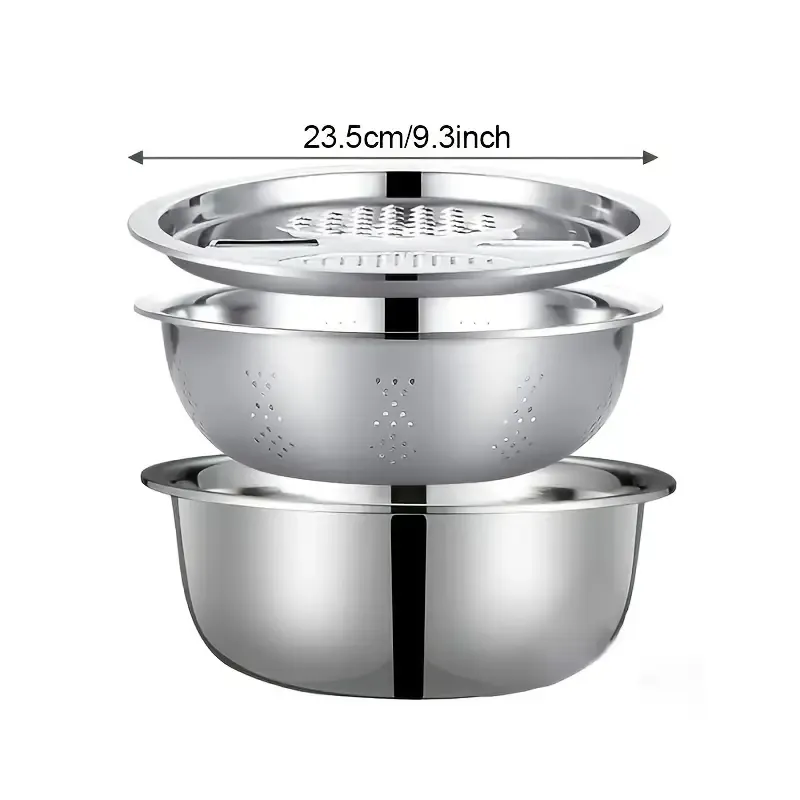 3pcs Stainless Steel Kitchen Set