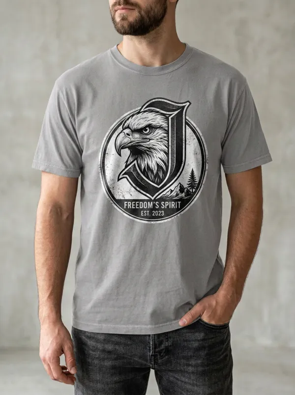 Men's Freedom Spirit Eagle Mountain Graphic Tee