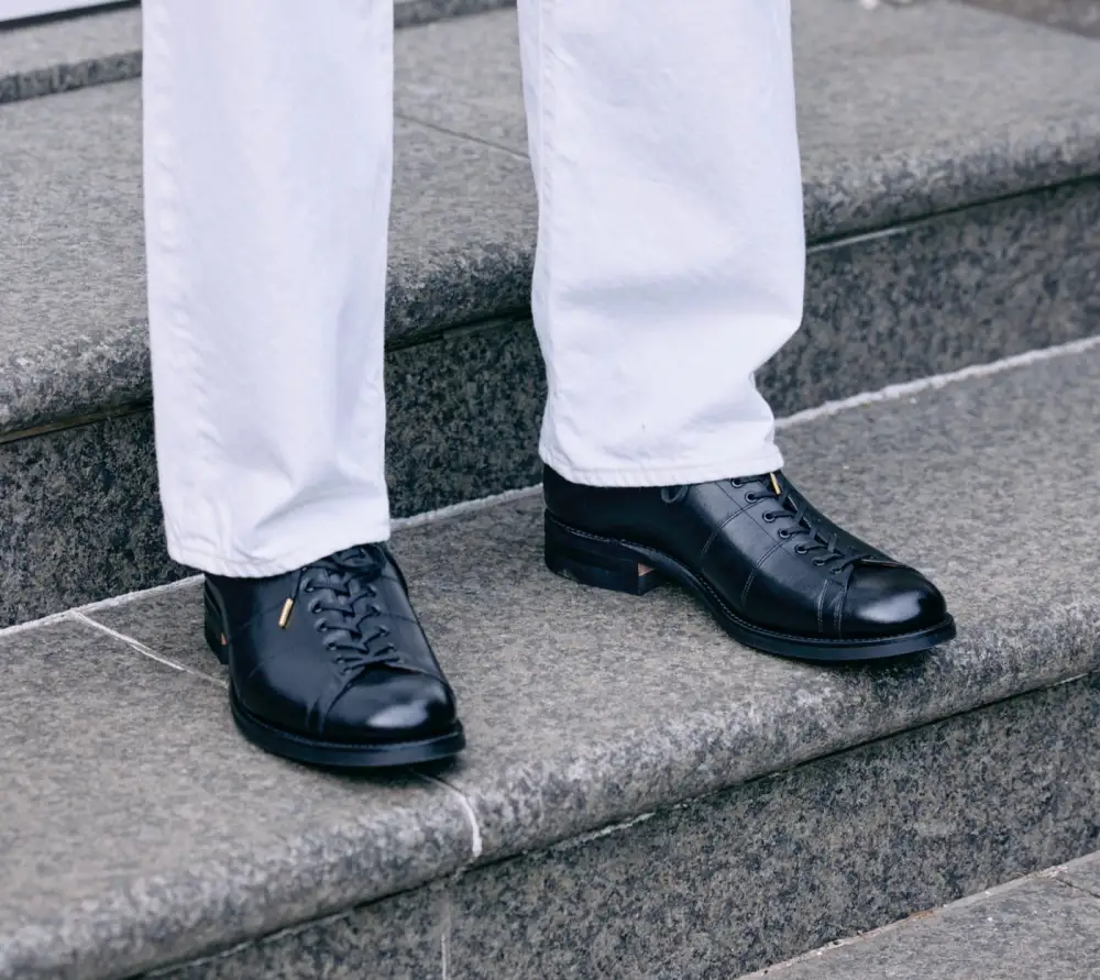Calf Leather Men's Casual Dress Shoes