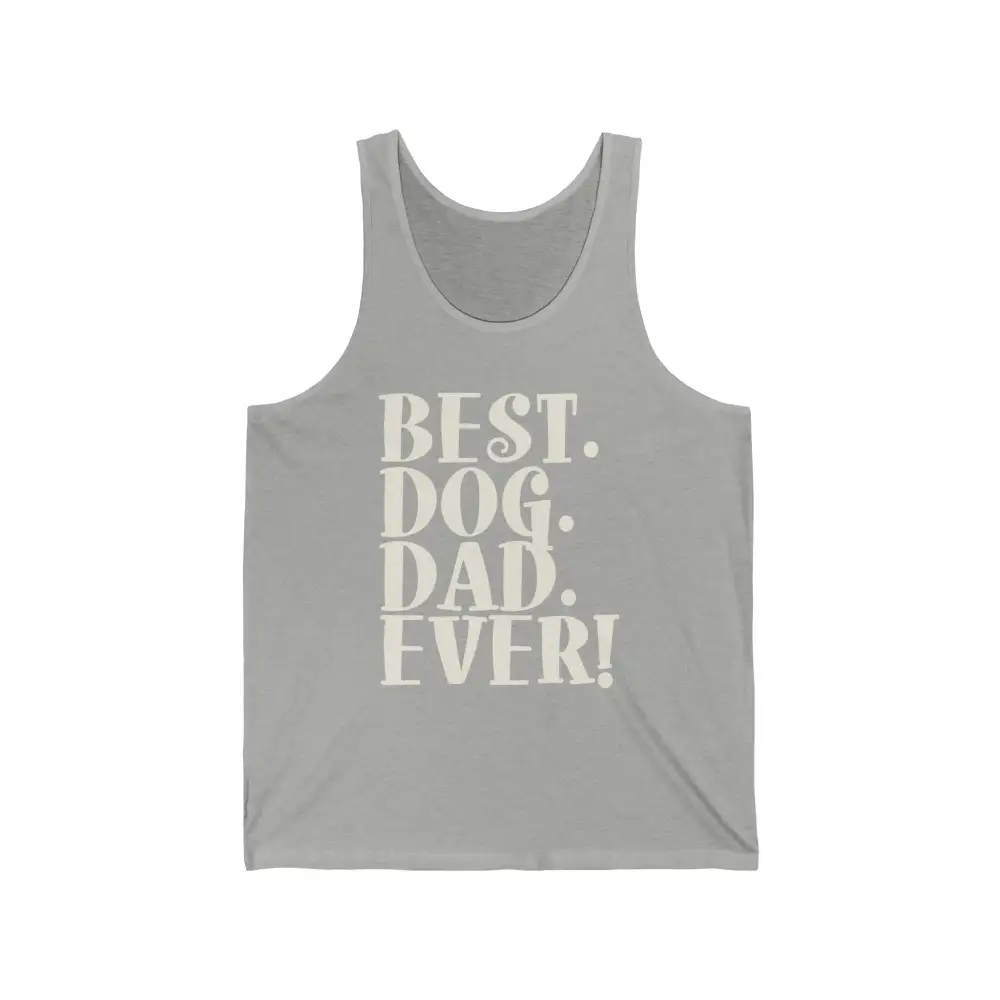 Dog Dad Text Tank Top