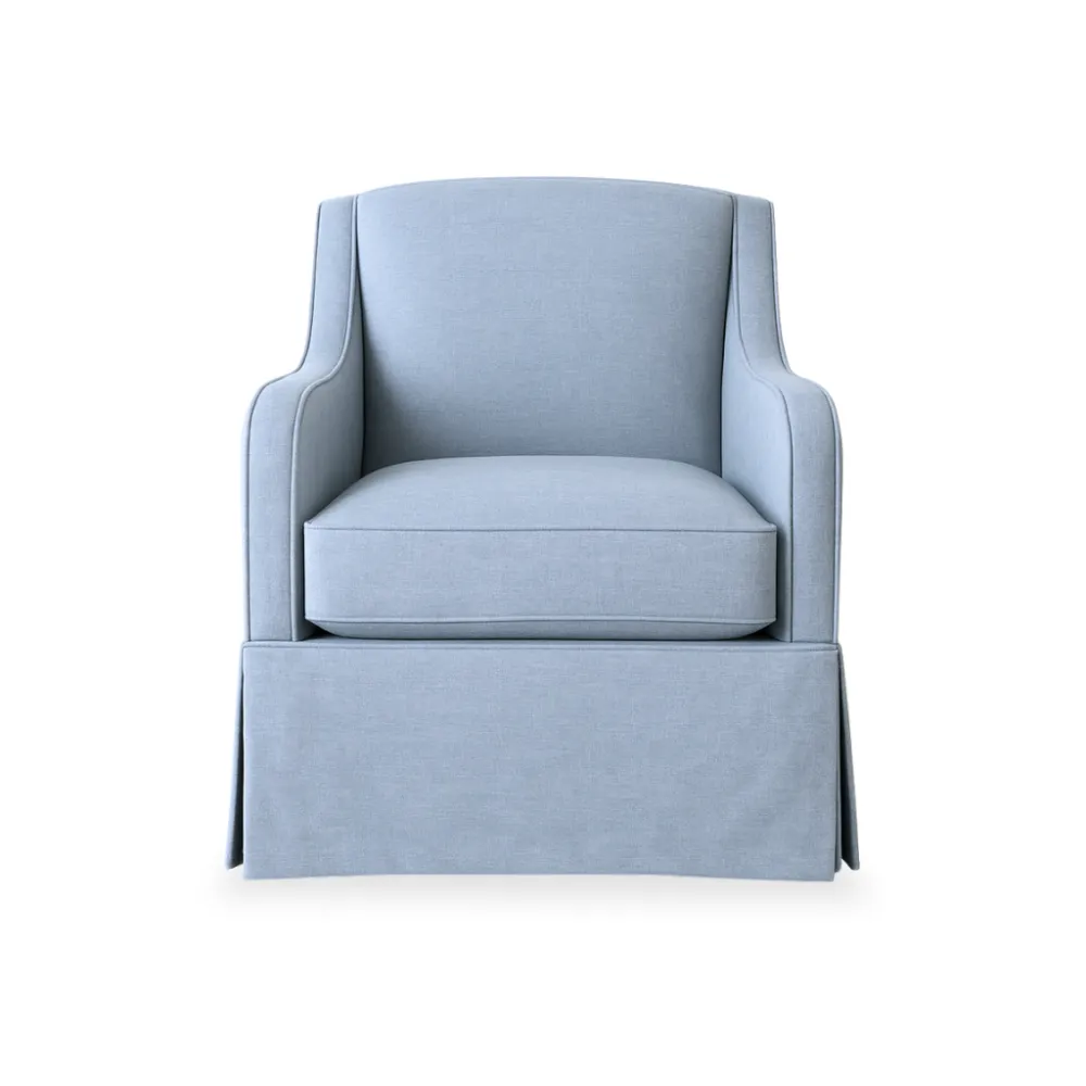 Sculptural Swivel Chair