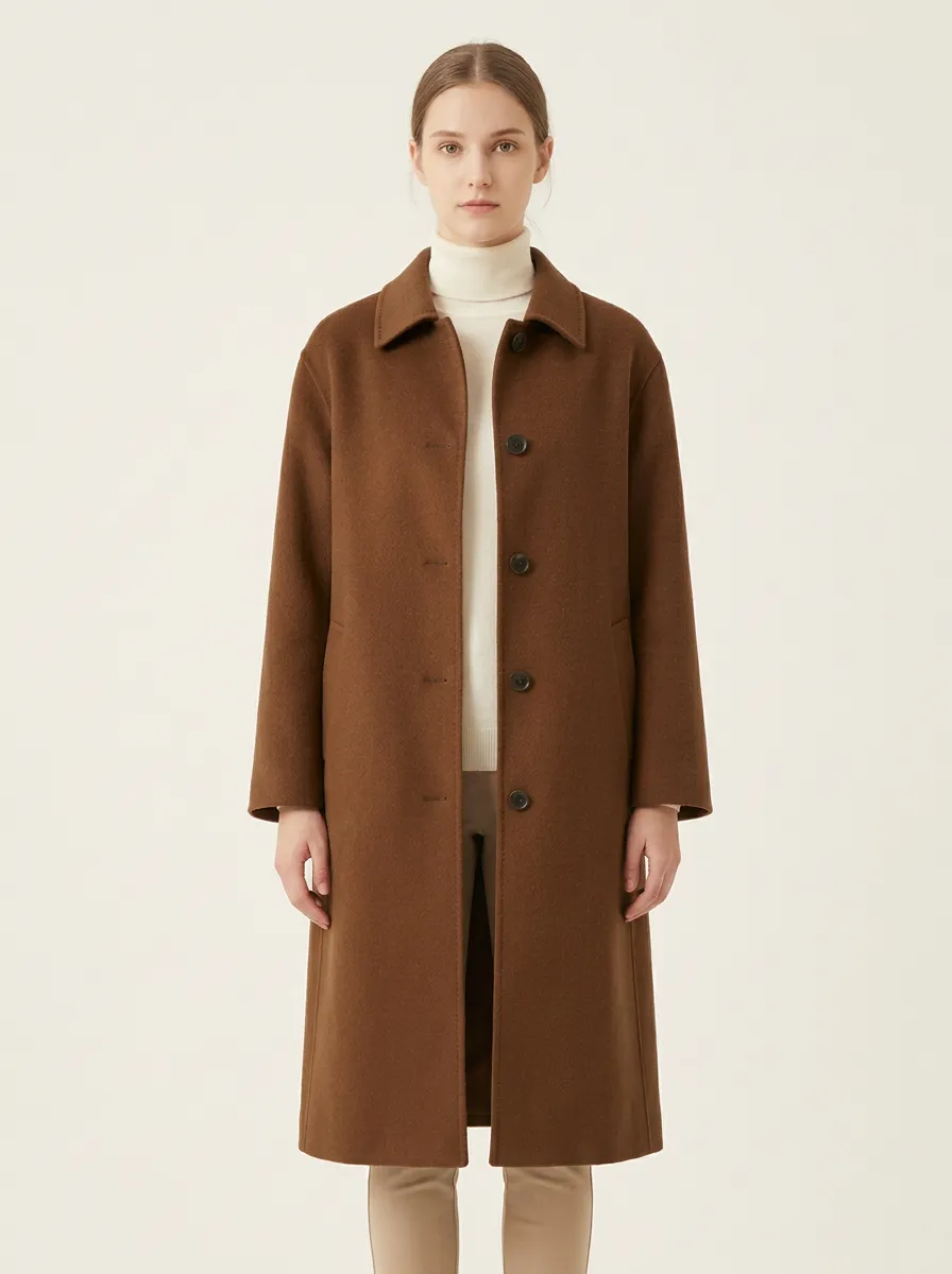 Comfort Wool-Blend Outerwear Coat