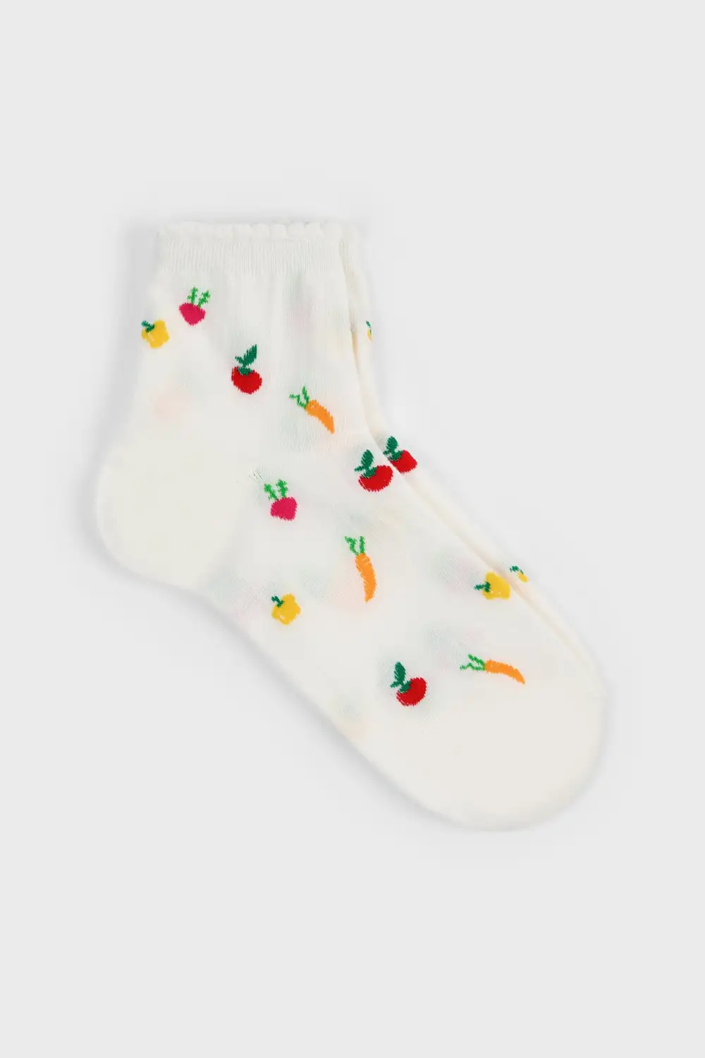 Modern Five A Day Fruits And Veggies Socks