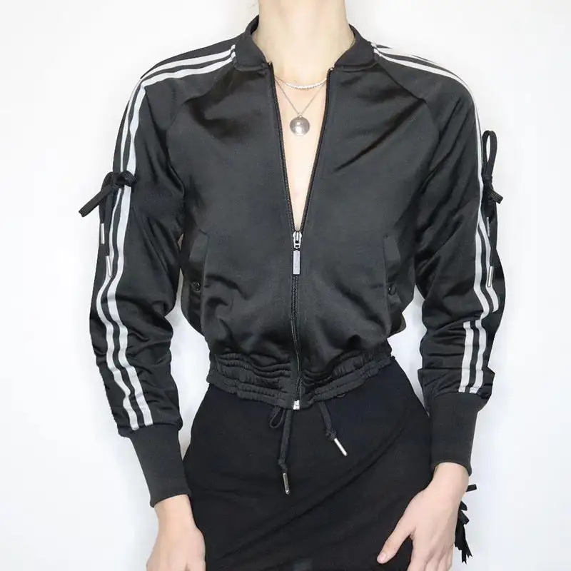 Clean Line Zip Front Bomber Jacket