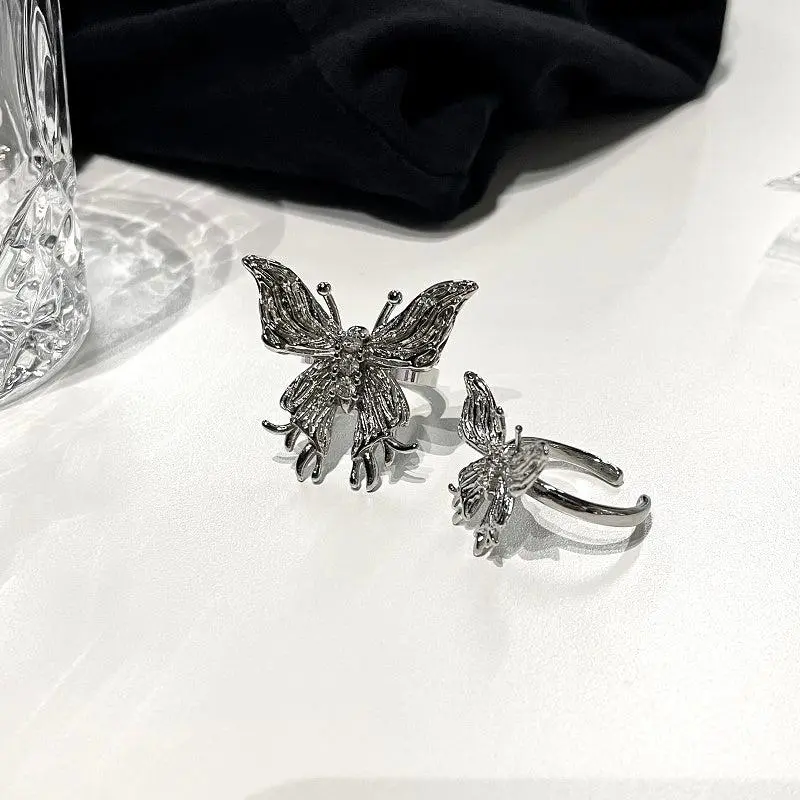 Sculpted Titanium Steel Ring
