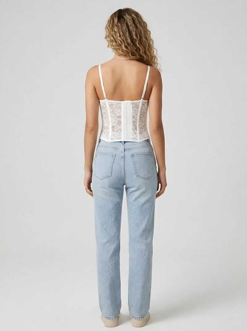 Floral Women's Corset Top
