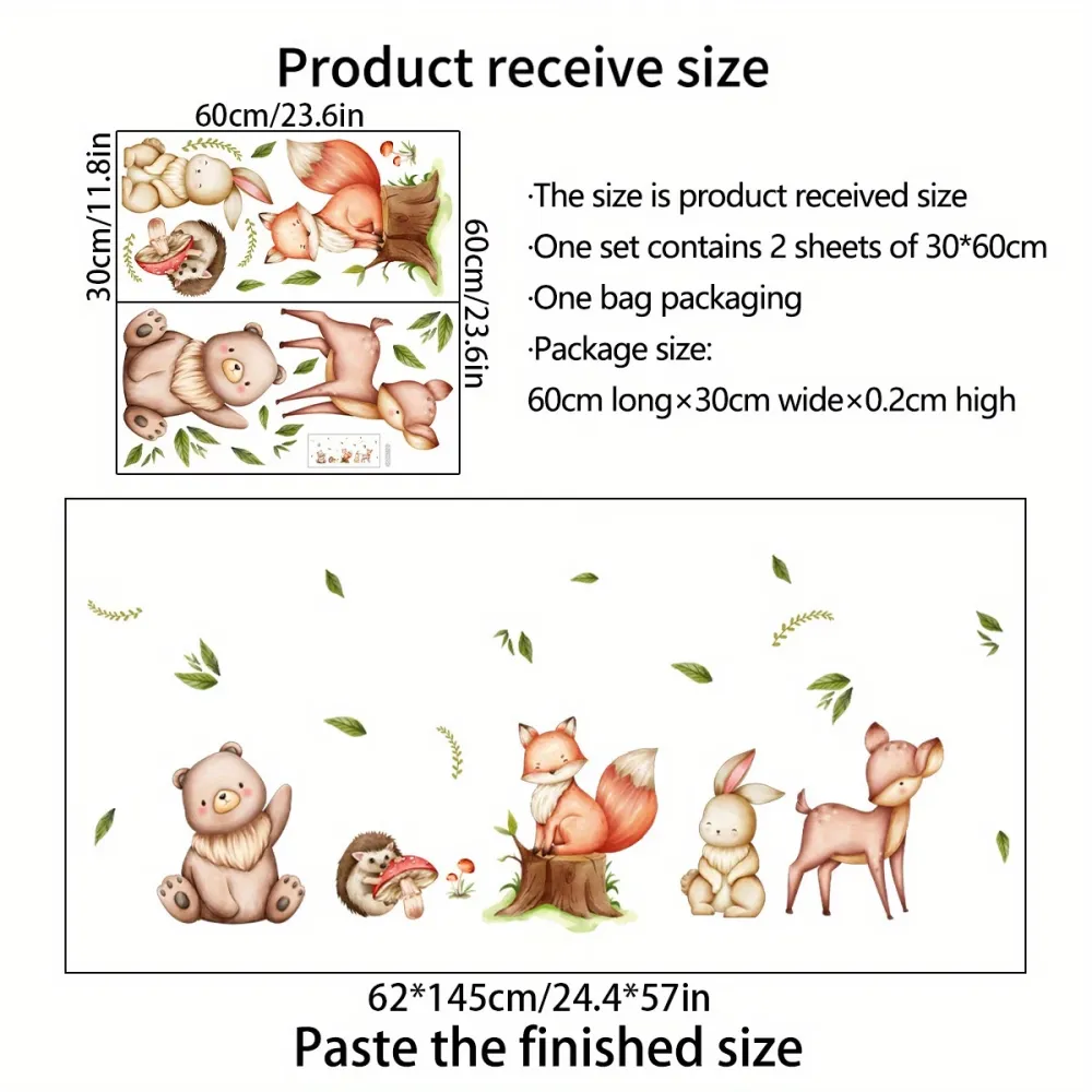 Cute Forest Animal Stickers